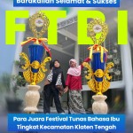 Para Juara Festival Tunas Bahasa Ibu Tingkat Kecamatan Klaten Tengah