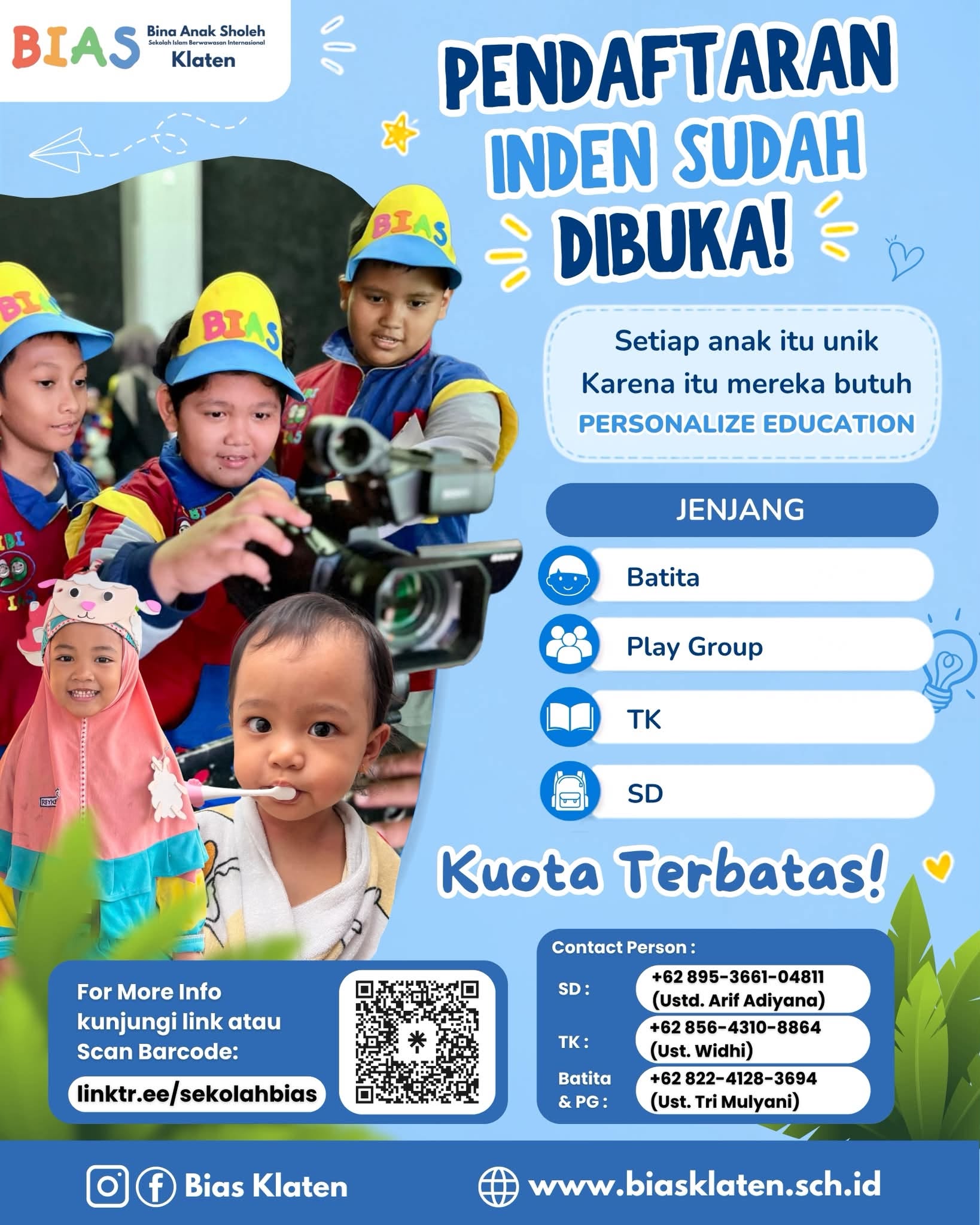 π PENDAFTARAN INDEN SUDAH DIBUKA! π